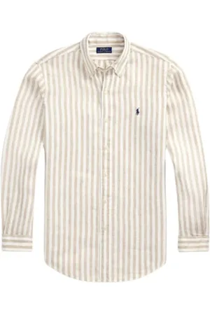 Ralph Lauren Heren, Overhemden, , Maat: M Linnen