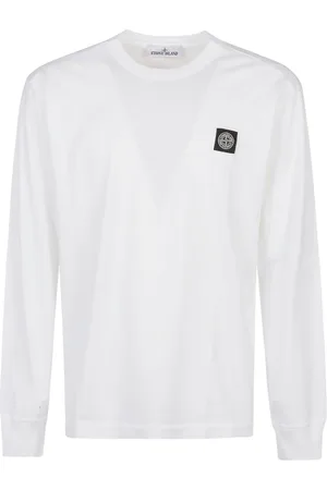 Stone Island Heren, Tops, Wit, Maat: L Katoen