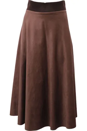 D.EXTERIOR Dames, Rokken, Bruin, Maat: 2XS Wol