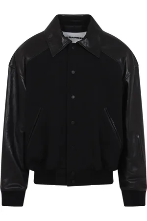 Jil Sander Heren, Jassen, Zwart, Maat: M Wol