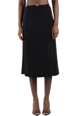 Paco rabanne Dames, Rokken, Zwart, Maat: S Viscose