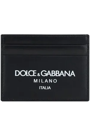 Dolce & Gabbana Heren, Accessoires, Zwart, Maat: ONE Size Leer