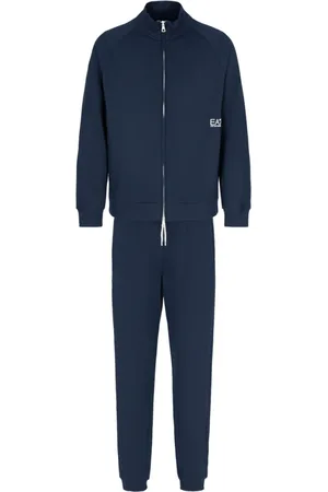 EA7 Heren, Sport, Blauw, Maat: L Katoen