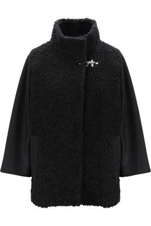 FAY Dames, Jassen, Zwart, Maat: XL Wol