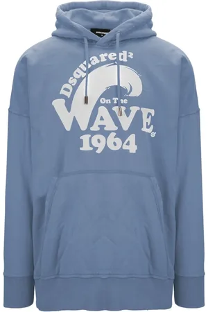 Dsquared2 Heren, Sweatshirts & Hoodies, Blauw, Maat: S Katoen