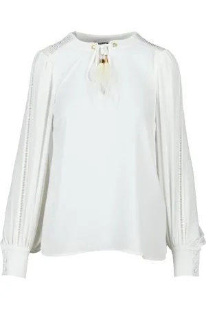 Liu Jo Dames, Blouses & Shirts, Wit, Maat: XS Poliester