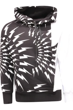 Neil Barrett Heren, Sweatshirts & Hoodies, Zwart, Maat: 2XS