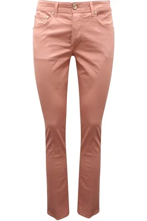 BARBA Heren, Broeken, Roze, Maat: W33