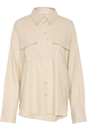 Gestuz Dames, Blouses & Shirts, , Maat: M Linnen