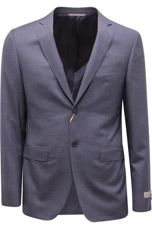 CANALI Heren, Jassen, Blauw, Maat: S Wol