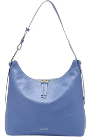 Coccinelle Dames, Tassen, Blauw, Maat: ONE Size Leer