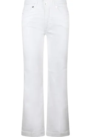 Nine In The Morning Dames, Jeans, Wit, Maat: W28 Katoen