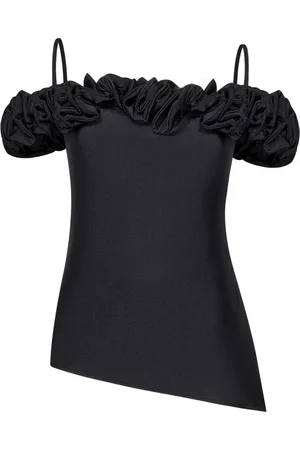 COPERNI Dames, Tops, Zwart, Maat: S Polyamide
