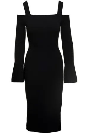 Twin-Set Dames, Jurken, Zwart, Maat: M Viscose