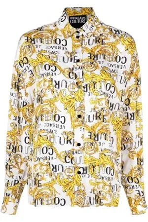 VERSACE Dames, Blouses & Shirts, Veelkleurig, Maat: S Viscose