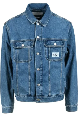 Calvin Klein Heren, Jassen, Blauw, Maat: M Katoen