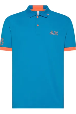 sun68 Heren, Tops, Blauw, Maat: 2XL Katoen