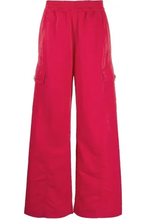 Pinko Dames, Broeken, Roze, Maat: M Polyamide