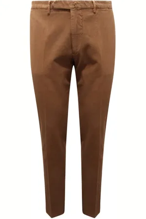 Biagio Santaniello Heren, Broeken, Bruin, Maat: XL