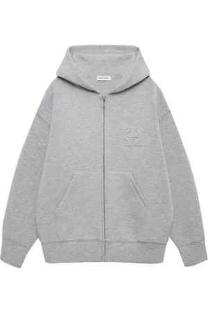 ANINE BING Dames, Sweatshirts & Hoodies, Grijs, Maat: L Nylon