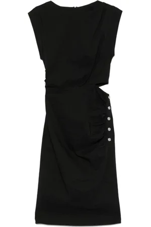 Pinko Dames, Jurken, Zwart, Maat: 2XS
