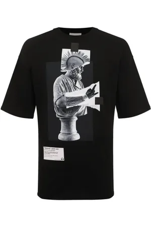 DIEGO VENTURINO Heren, Tops, Zwart, Maat: XL Katoen