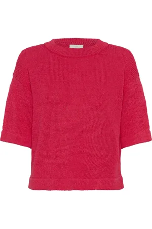 Kaffe Dames, Truien, Roze, Maat: 2XL