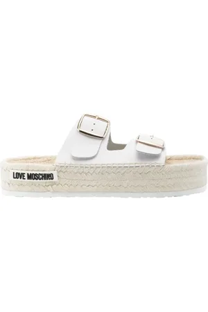 Moschino Dames, Schoenen, Wit, Maat: 41 EU Leer