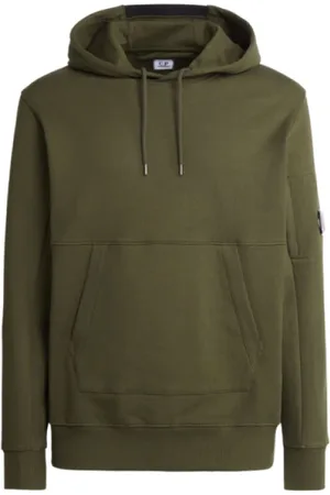 C.P. Company Heren, Sweatshirts & Hoodies, Groen, Maat: M Fleece