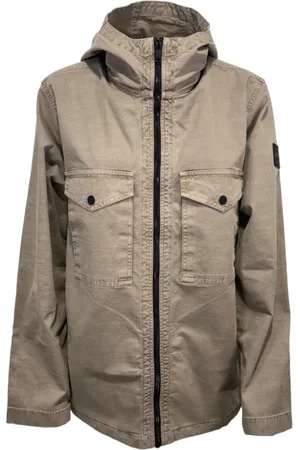 HUGO BOSS Heren, Jassen, Bruin, Maat: M Katoen