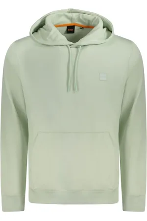 HUGO BOSS Heren, Sweatshirts & Hoodies, Groen, Maat: S Katoen