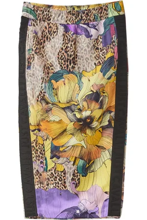 Roberto Cavalli Dames, Rokken, Veelkleurig, Maat: L Poliester