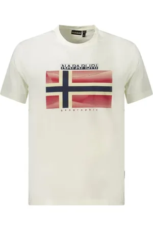 Napapijri Heren, Tops, Wit, Maat: S Katoen