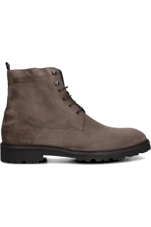 Floris van Bommel Heren, Schoenen, Grijs, Maat: 46 1/2 EU