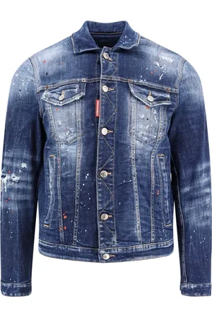 Dsquared2 Heren, Jassen, Blauw, Maat: S Katoen