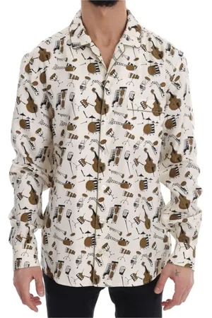 Dolce & Gabbana Heren, Overhemden, Veelkleurig, Maat: L Zijde