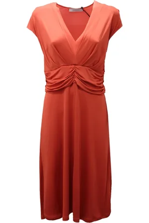 MARELLA Dames, Jurken, Oranje, Maat: M Viscose