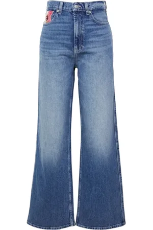 Tommy Hilfiger Dames, Jeans, Blauw, Maat: W25 Katoen