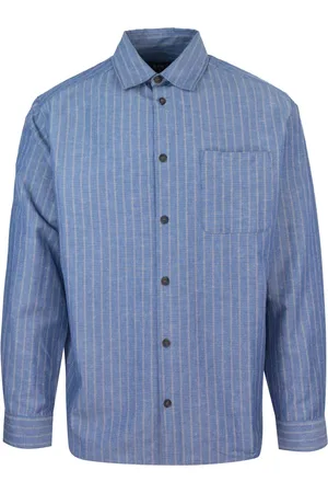 A.P.C. Heren, Overhemden, Blauw, Maat: L Katoen
