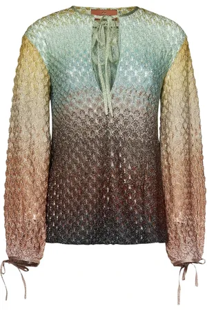 Missoni Dames, Blouses & Shirts, Veelkleurig, Maat: S Viscose