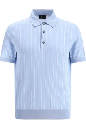 BRIONI Heren, Tops, Blauw, Maat: S Katoen