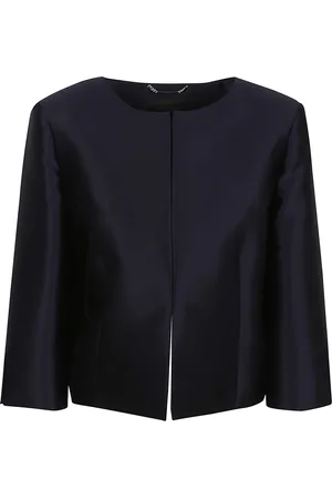 Alberta Ferretti Dames, Jassen, Blauw, Maat: M Poliester