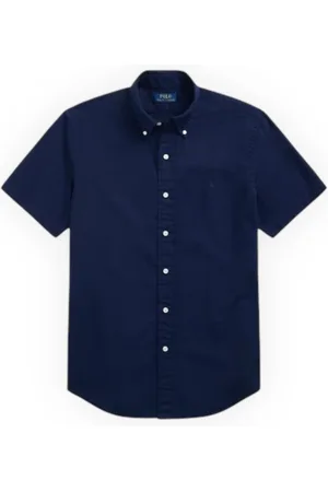 Ralph Lauren Heren, Overhemden, Blauw, Maat: M