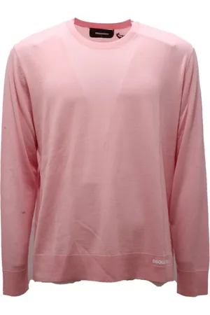 Dsquared2 Heren, Truien, Roze, Maat: S Wol