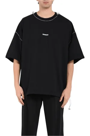 BONSAI Heren, Tops, Zwart, Maat: XS Katoen