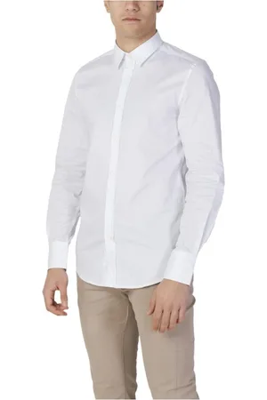 Antony Morato Heren, Overhemden, Wit, Maat: XL Katoen