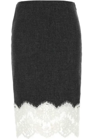 BLUMARINE Dames, Rokken, Grijs, Maat: XS Viscose