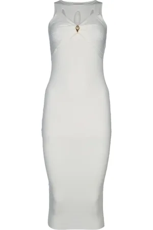 Elisabetta Franchi Dames, Jurken, Wit, Maat: M