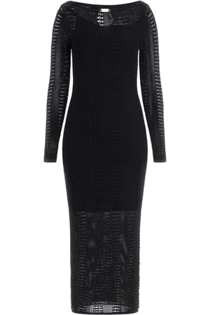 Guess Dames, Jurken, Zwart, Maat: M Viscose
