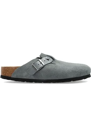 Birkenstock Dames, Schoenen, Grijs, Maat: 39 EU Suède